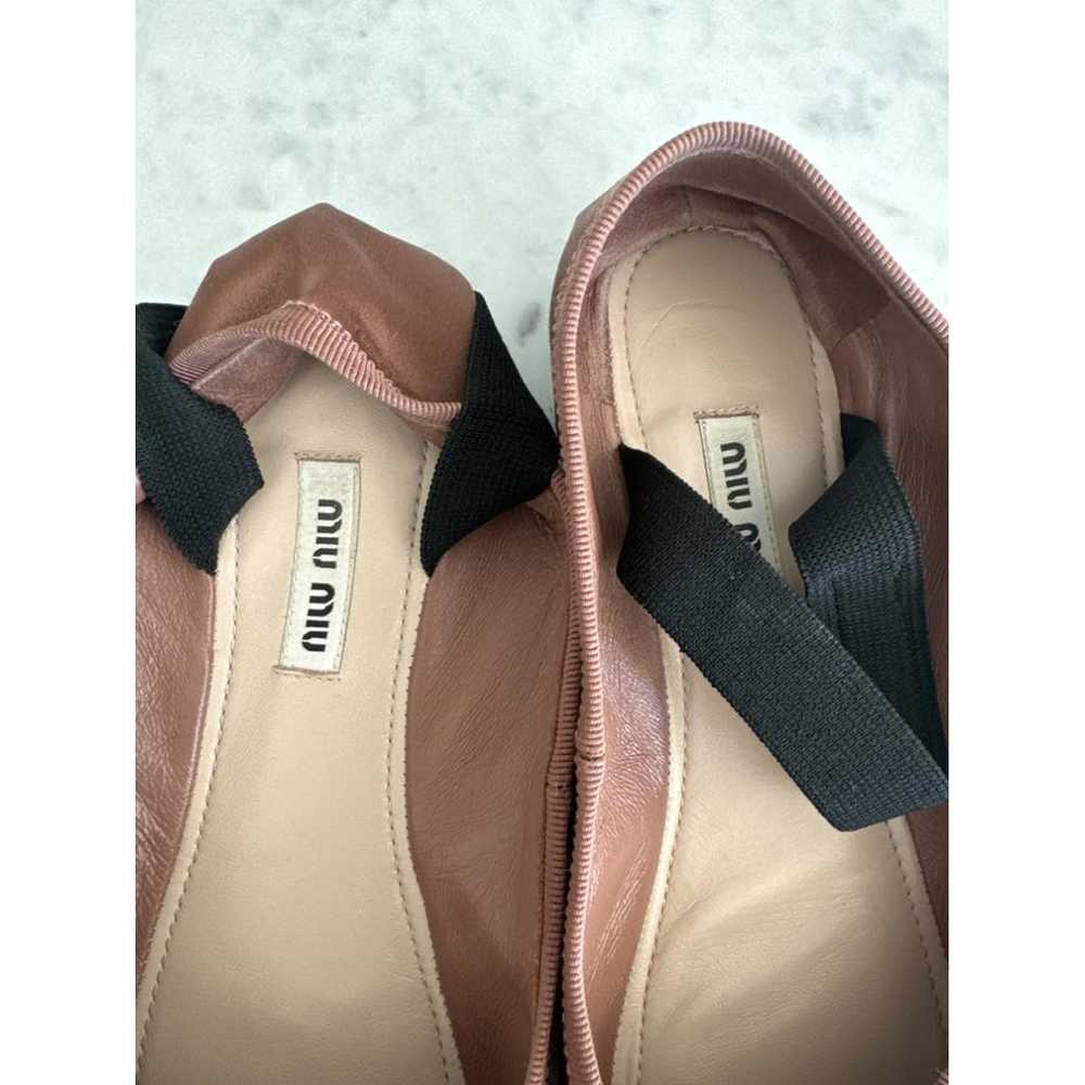 Miu Miu Cloth ballet flats - image 2