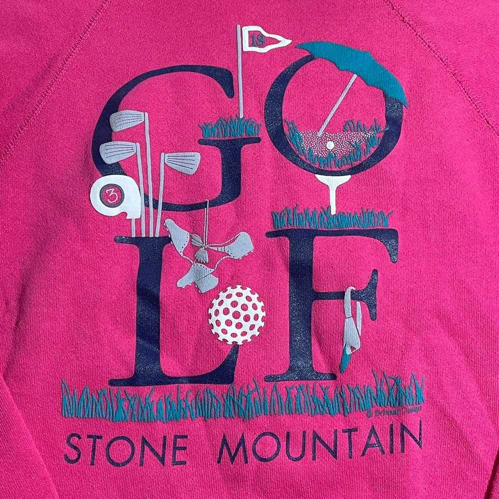 Vintage Vintage 80s Pink Stone Mountain Georgia G… - image 3