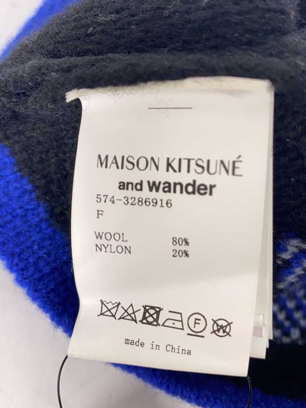 And Wander × Maison Kitsune Collab Logo Wool Knit… - image 4