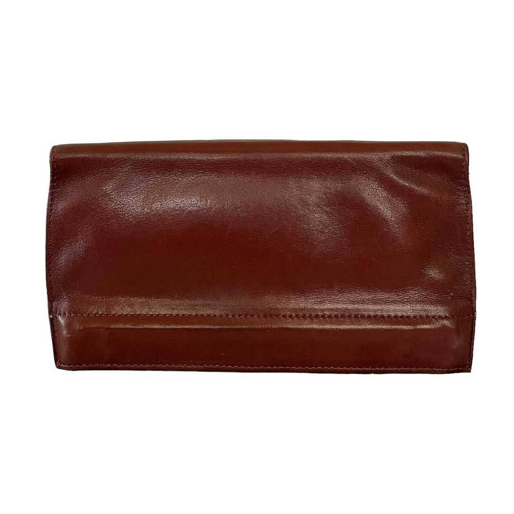 Bosca × Vintage Vintage Bosca Burgundy Leather Fo… - image 1