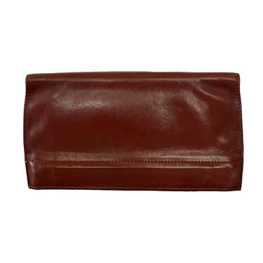 Bosca × Vintage Vintage Bosca Burgundy Leather Fo… - image 1