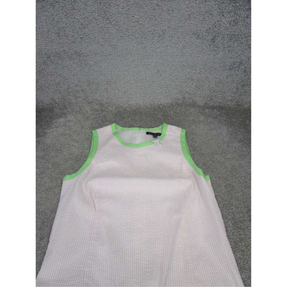 Brooks Brothers White Striped Cotton Sleeveless B… - image 2