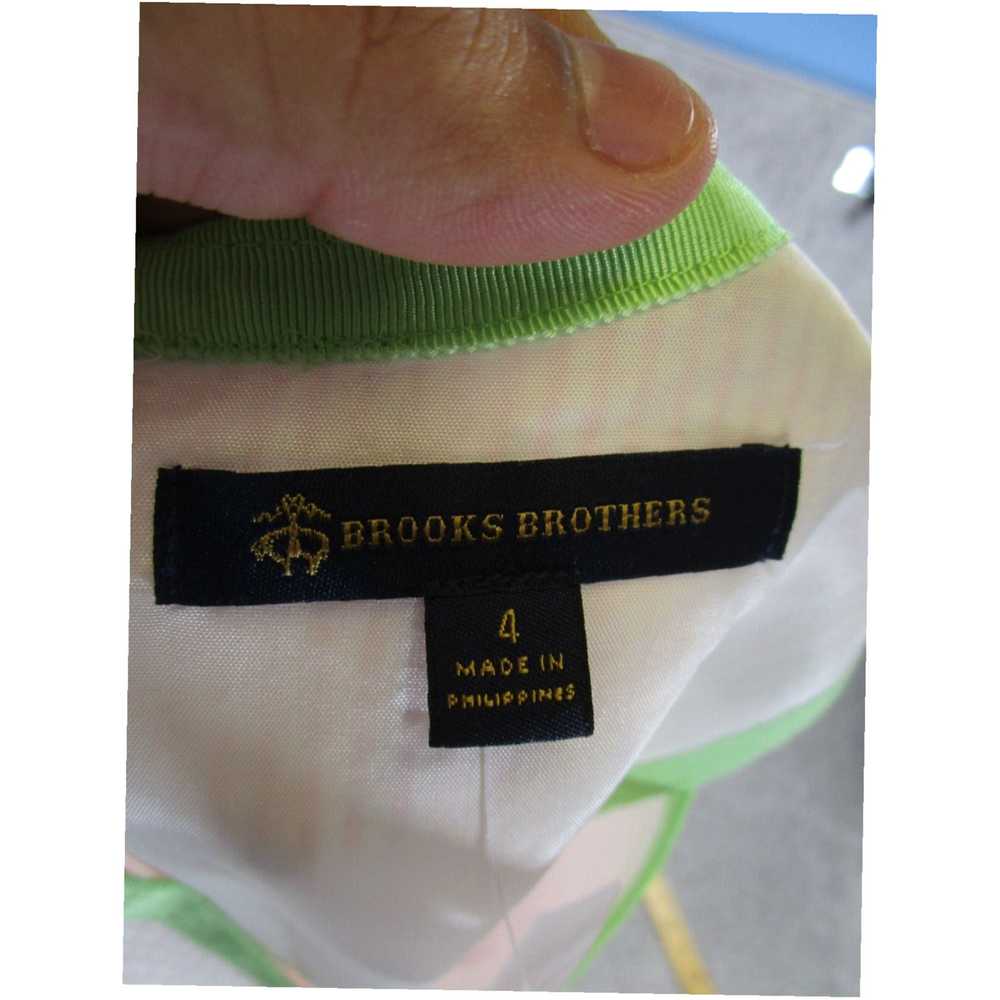 Brooks Brothers White Striped Cotton Sleeveless B… - image 7