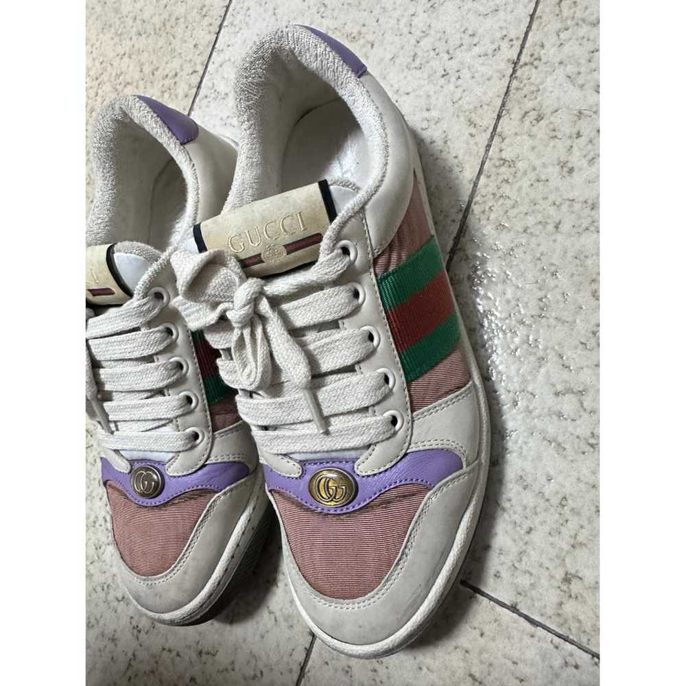 Gucci Screener leather trainers - image 2