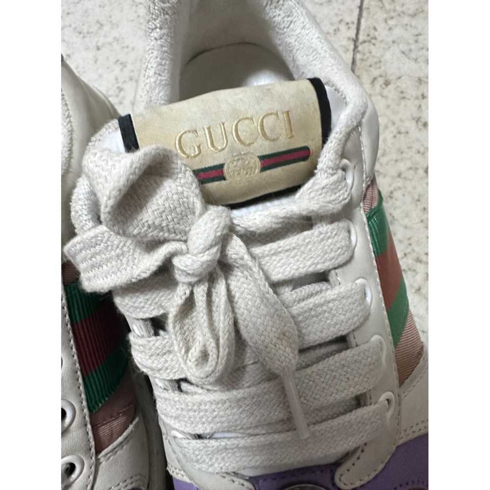 Gucci Screener leather trainers - image 3