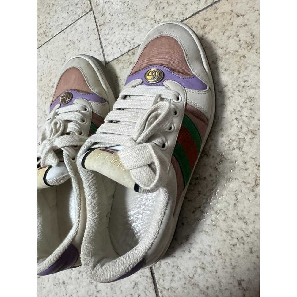 Gucci Screener leather trainers - image 7