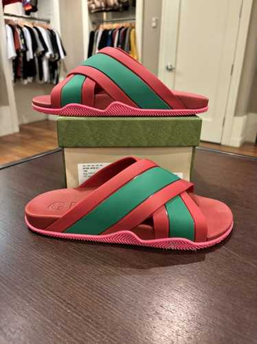 Gucci Gucci Web Slide ‘Pink Rubber’