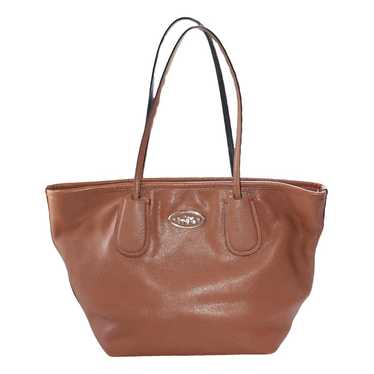 Coach Leather Taxi Apricot & Orange Shopper outlets Tote Handbag 34355