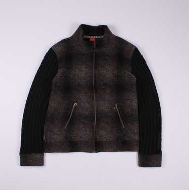 Hugo Boss Hugo Boss Wool Cable Knit Jumper Jacket