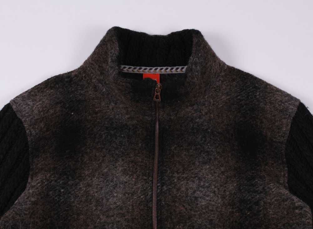 Hugo Boss Hugo Boss Wool Cable Knit Jumper Jacket - image 2