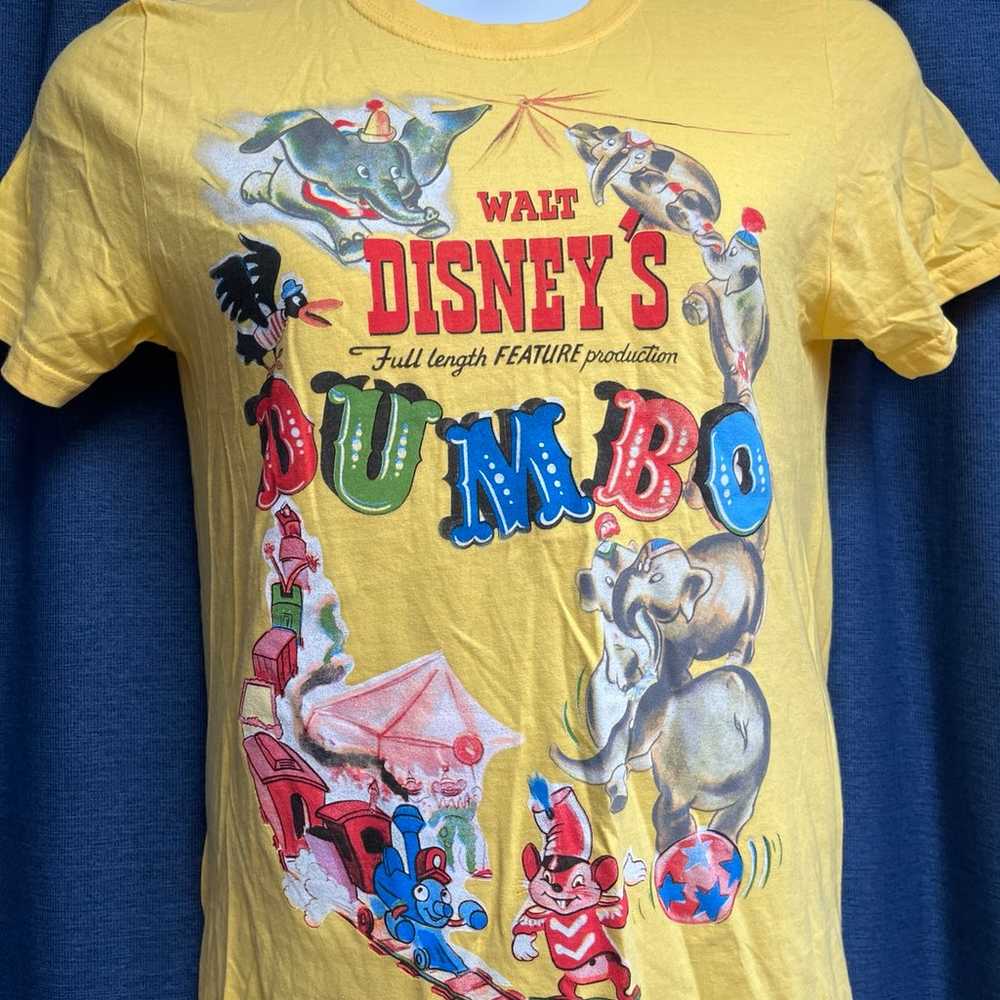 Disney vintage style t shirt dumbo circus shirt - image 3