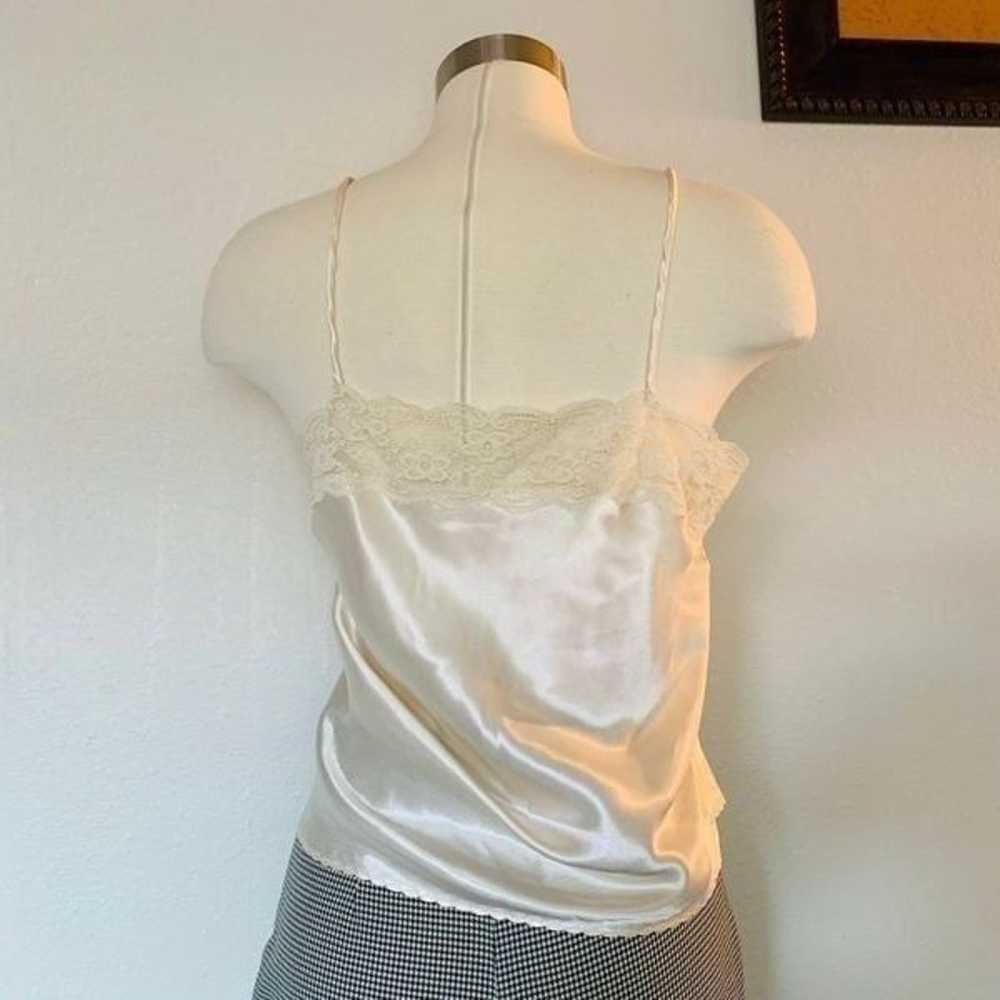 Vintage 80s Lindsay Roscoe Camisole Top Champagne… - image 4