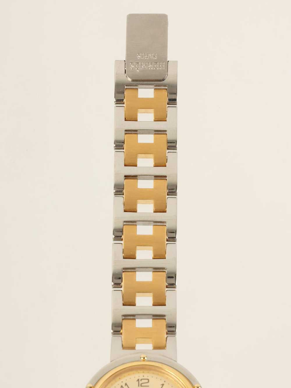 Hermes HERMES Clipper Silver/Gold - image 6