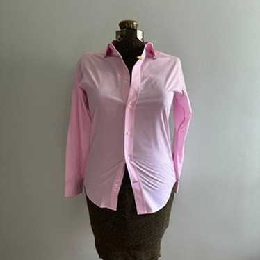 Vintage Tommy Hilfiger pink gingham button down s… - image 1