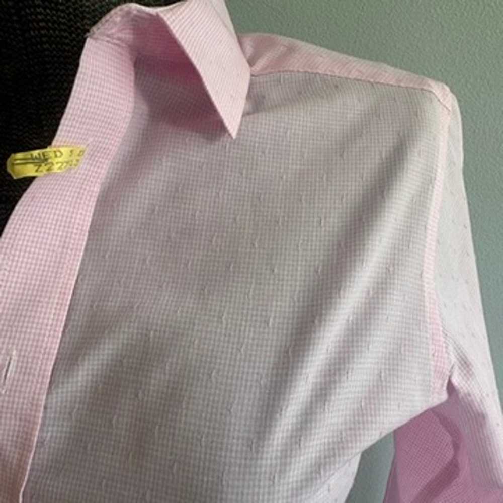 Vintage Tommy Hilfiger pink gingham button down s… - image 3