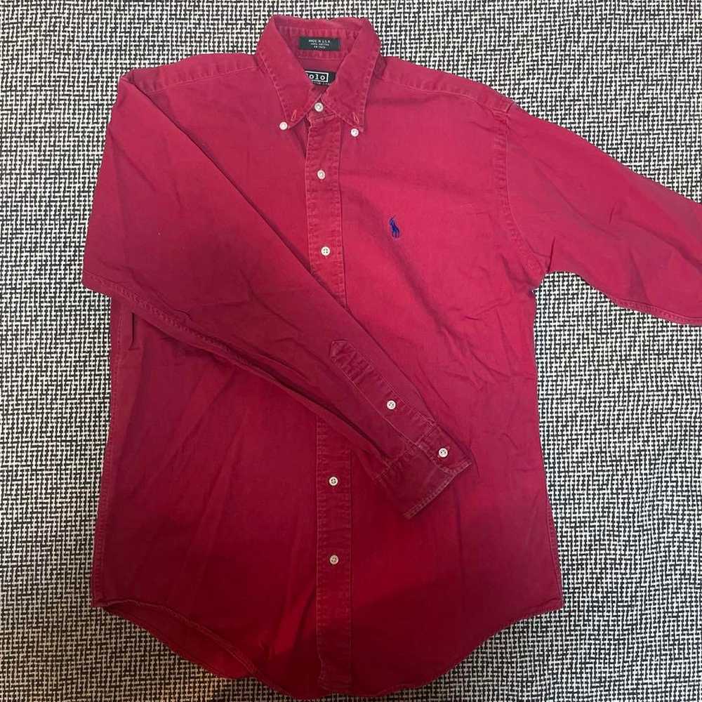 Polo Ralph Lauren Shirt Wine Red - image 1