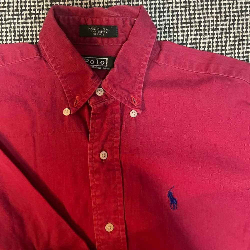 Polo Ralph Lauren Shirt Wine Red - image 2