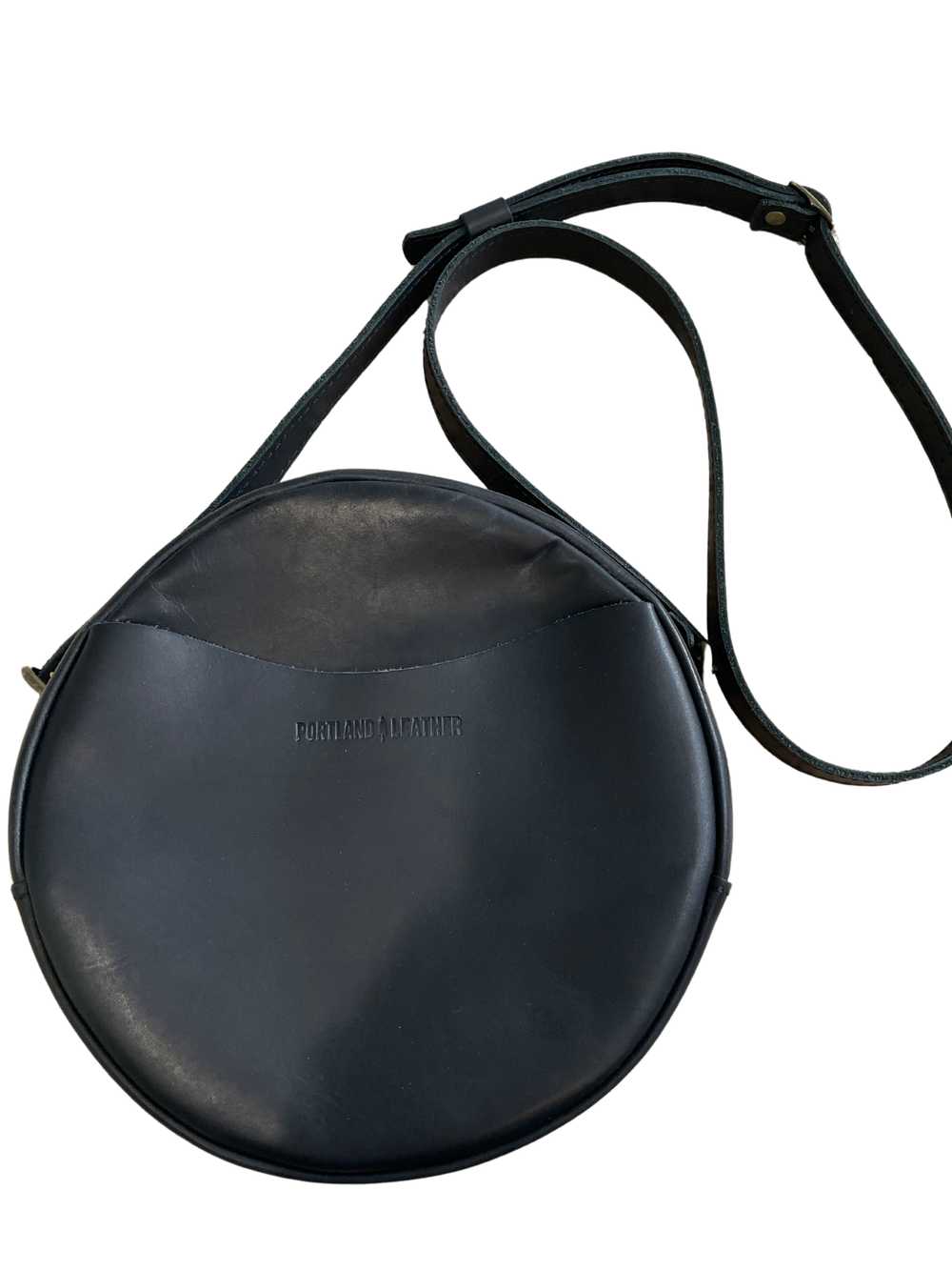 Portland Leather Circle Crossbody - image 1