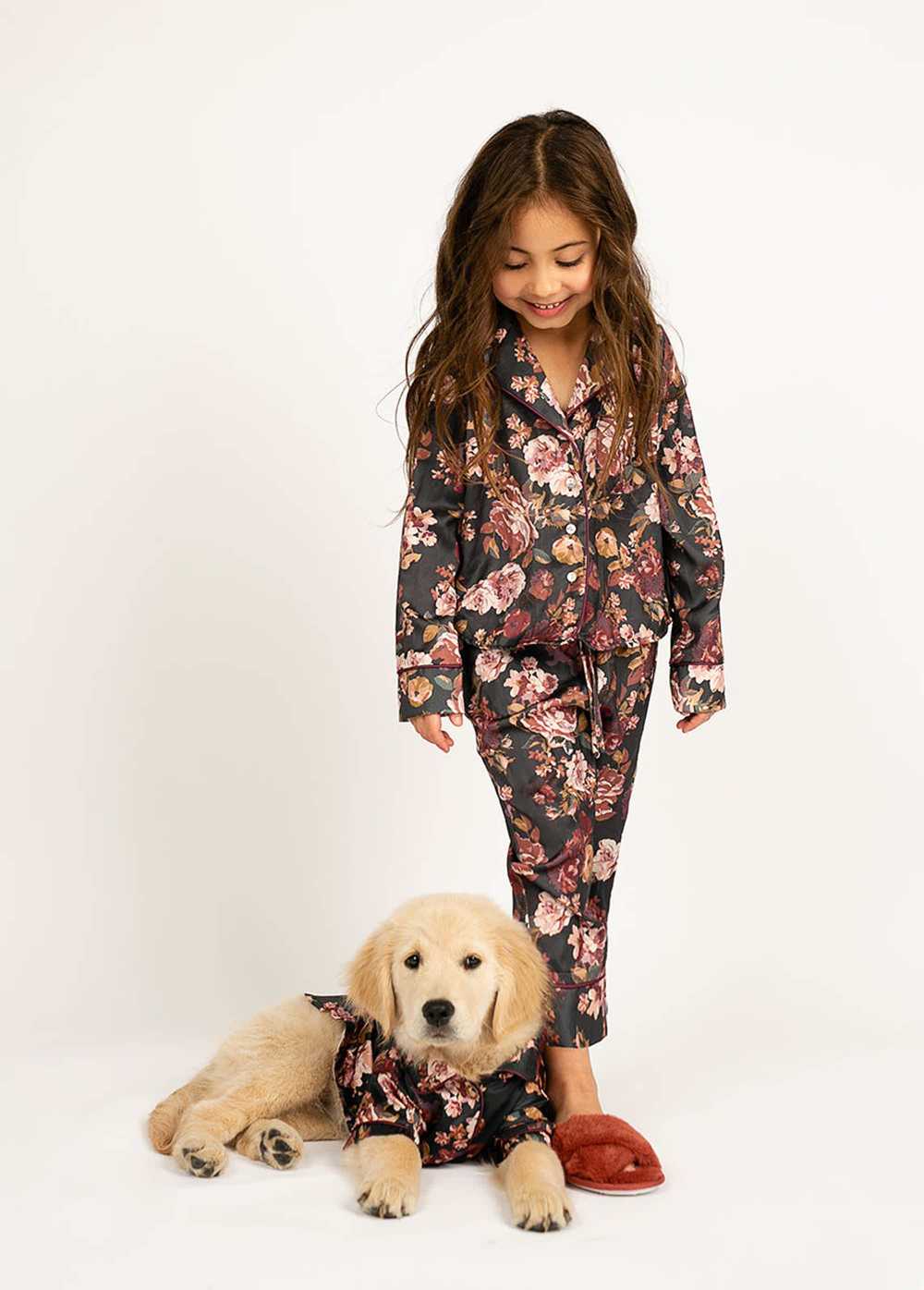 Joyfolie Ruby Pet Pjs in Off Black Floral - image 2