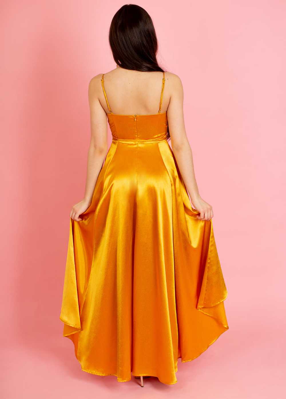 Joyfolie Shelly Dress in Mustard - image 7