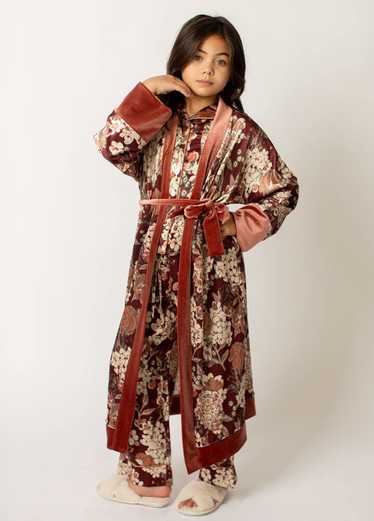 Joyfolie Kamie Robe in Currant Floral - image 1