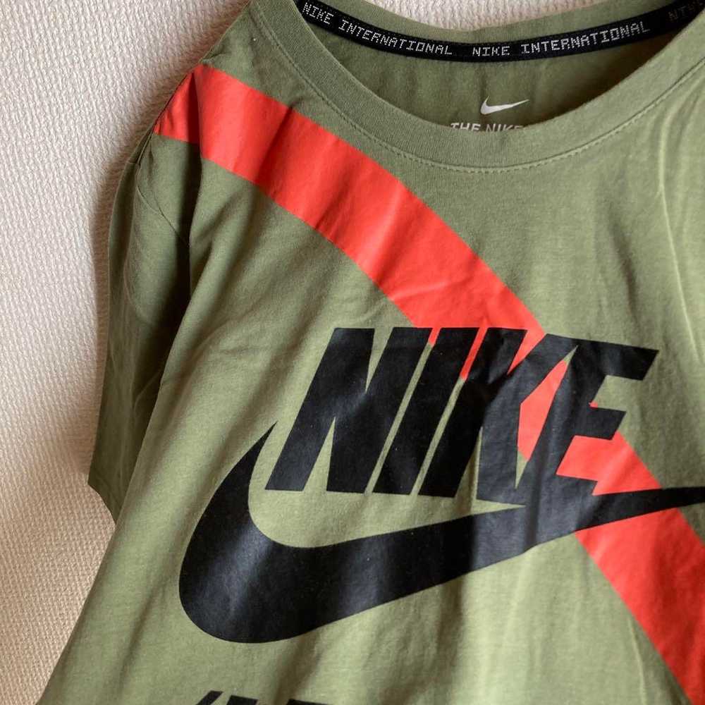 NIKE T-shirt Cut and Sew Green Popular Vintage - image 5