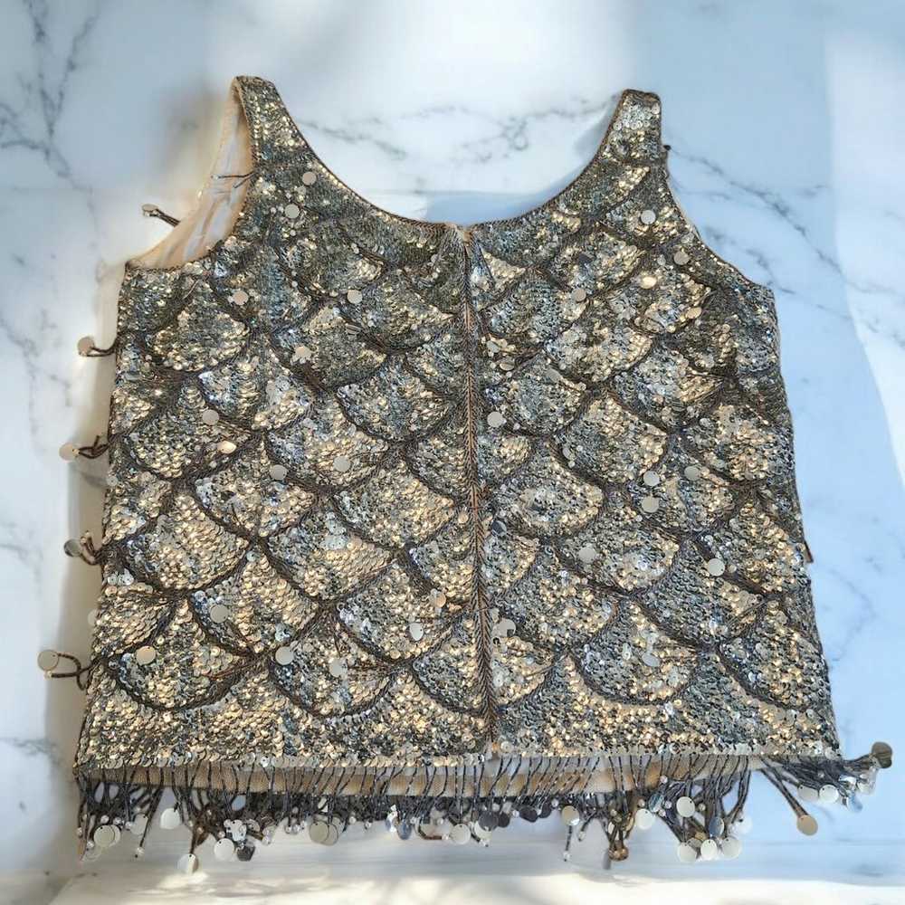 Vintage sequin beaded tank - image 2