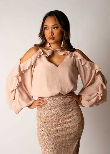 Joyfolie Saige Top in Blush