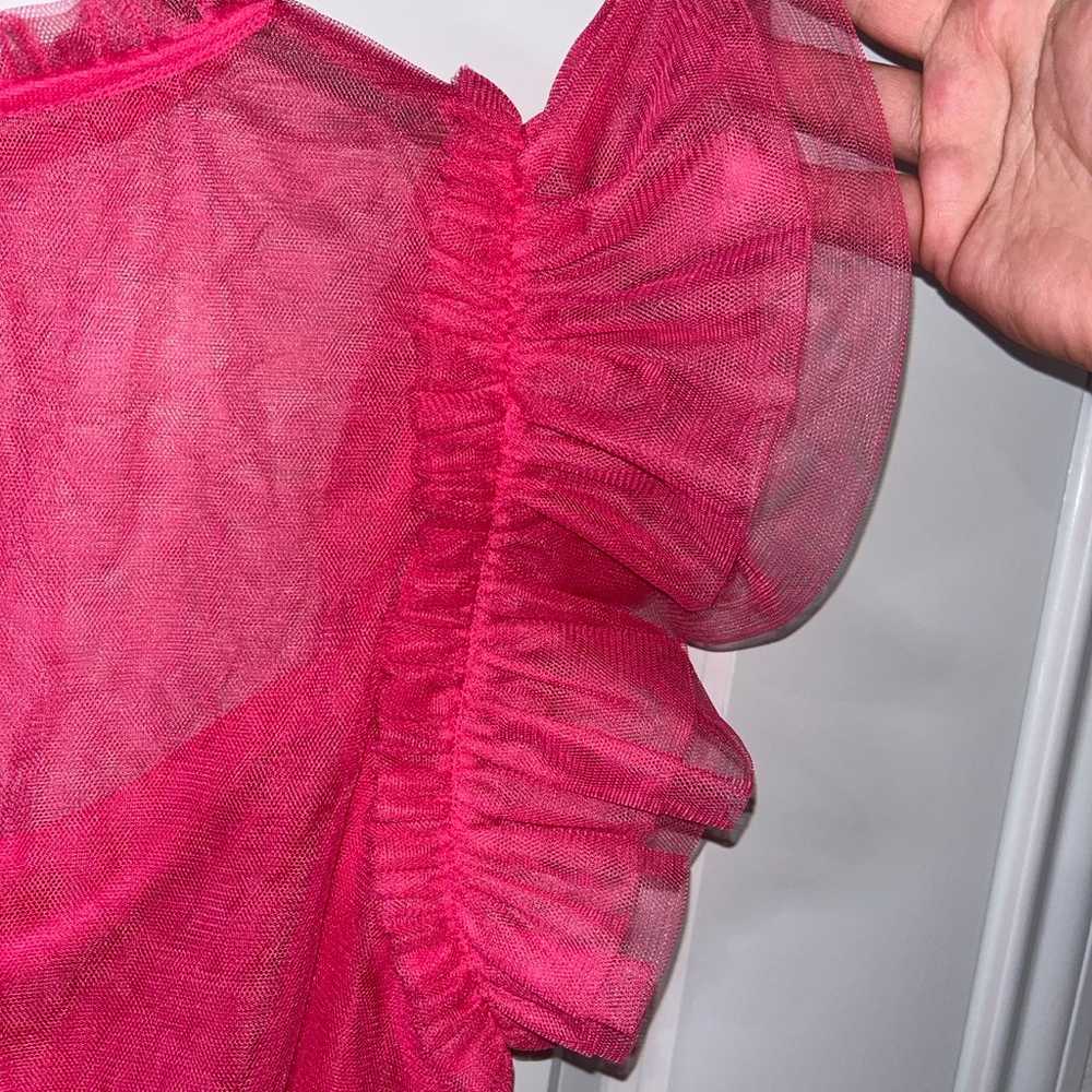 Flying Tomato Layered Mesh Babydoll Ruffle Statem… - image 7