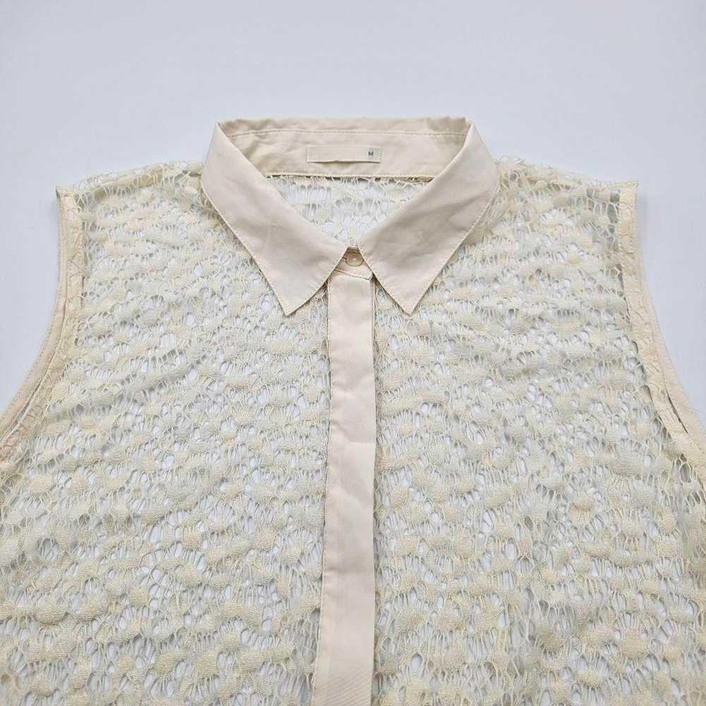 GU Sleeveless Lace Shirt Blouse - image 4