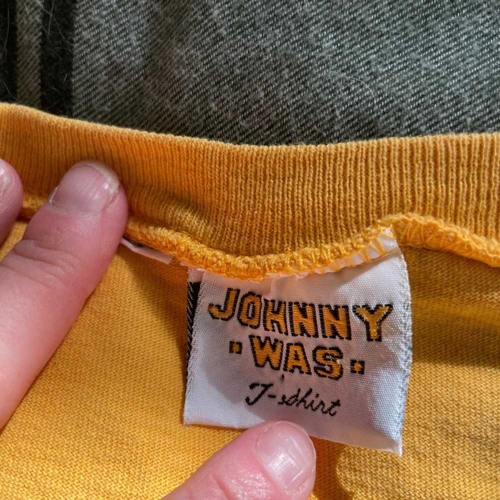 Johnny Was yellow vintage oversized T-shirt Women… - image 11