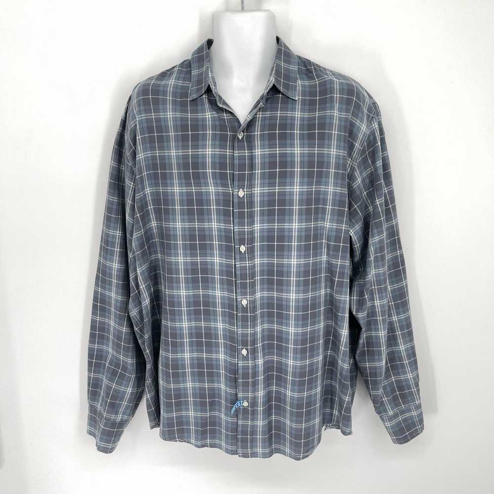 Frank & Eileen Frank & Eileen Paul Plaid Button D… - image 1