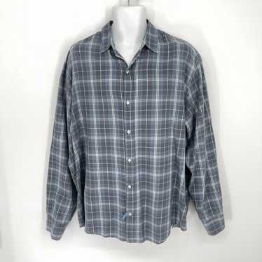 Frank & Eileen Frank & Eileen Paul Plaid Button D… - image 1