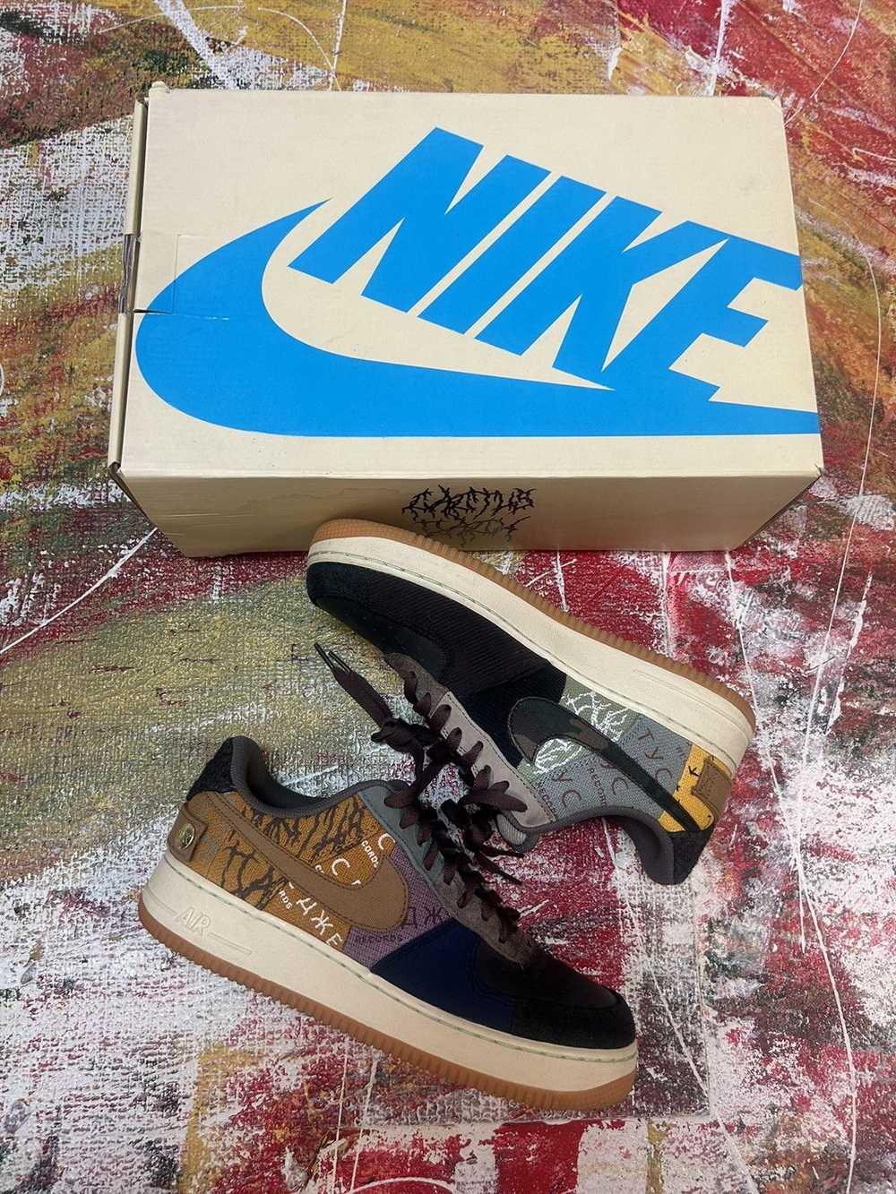 Travis Scott Travis Scott “Catcus Jack” Air Forces - image 1