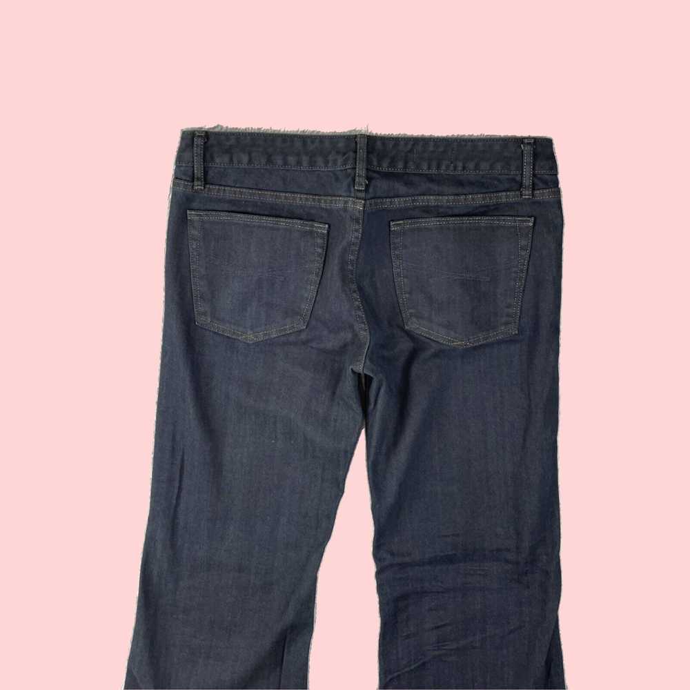 Gap Blue Black Baggy Flared Leg Flex Denim Pants … - image 3