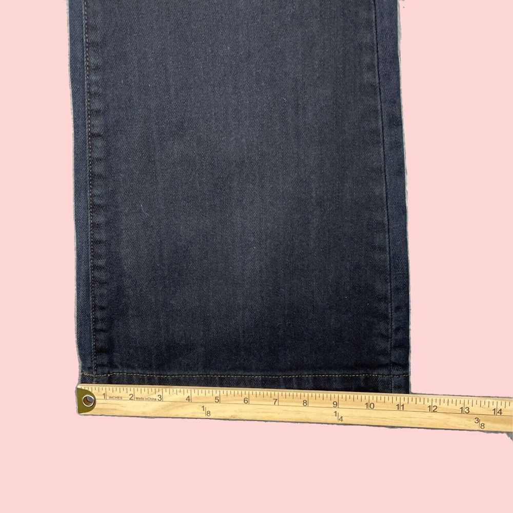 Gap Blue Black Baggy Flared Leg Flex Denim Pants … - image 7