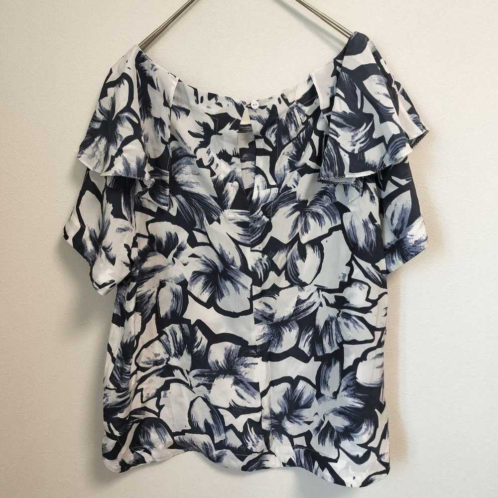 【MAX&CO】Blouse Cut and sewn M Floral pattern Shor… - image 8