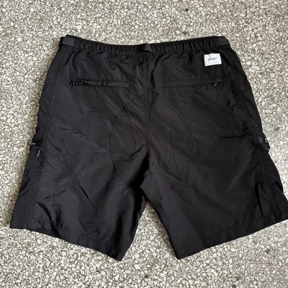 Wtaps WTAPS Tussah Track Short in Black - image 3