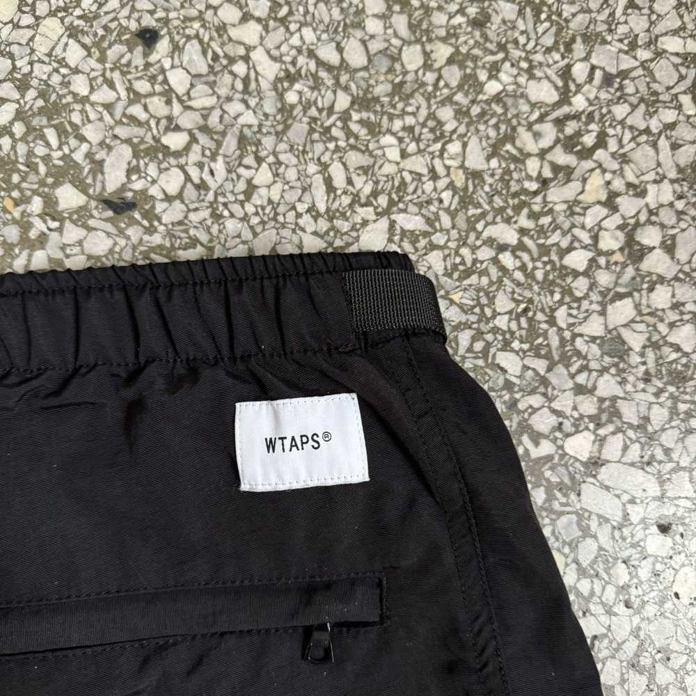 Wtaps WTAPS Tussah Track Short in Black - image 4