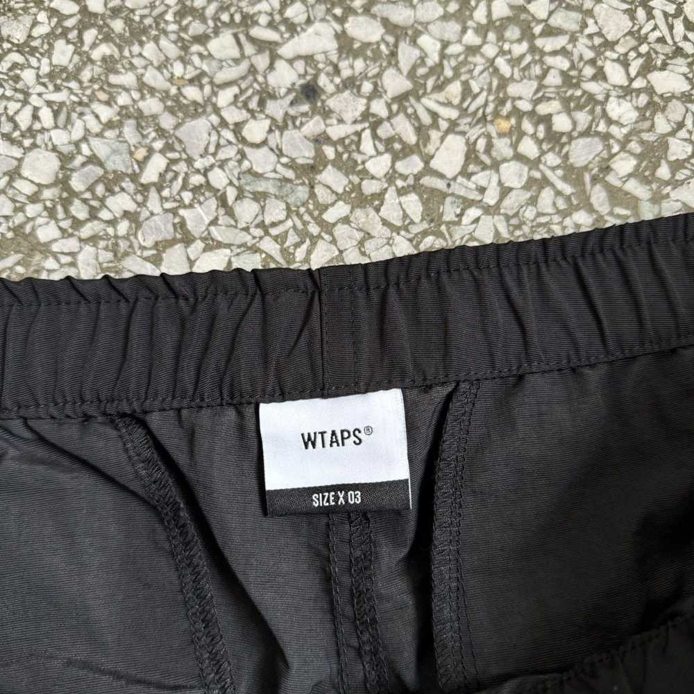 Wtaps WTAPS Tussah Track Short in Black - image 6