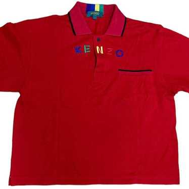 Kenzo Polo Shirt Golf Vintage Used Clothing 90s - image 1