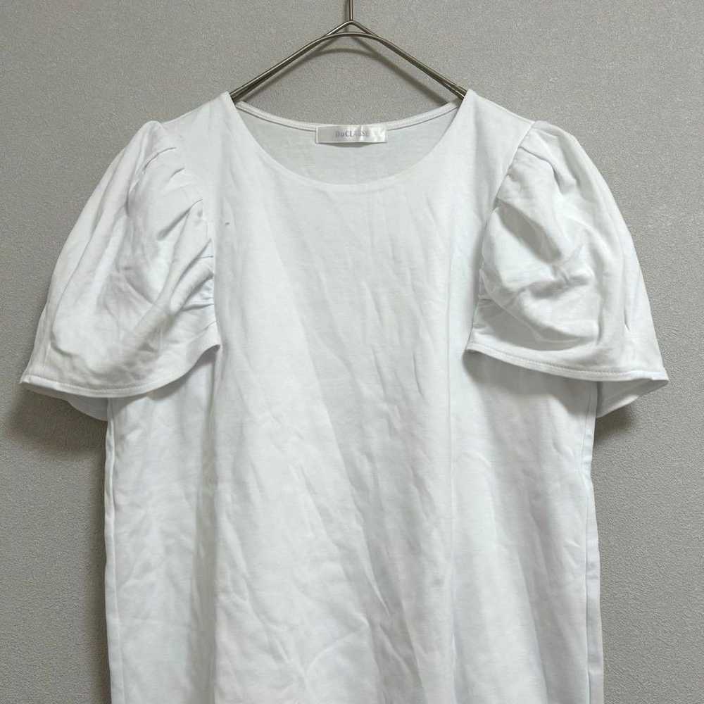 DoCLASSE Short Sleeve T-shirt [M] White Cotton - image 2