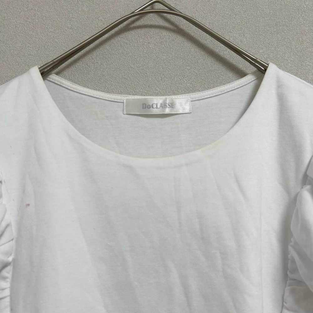 DoCLASSE Short Sleeve T-shirt [M] White Cotton - image 6