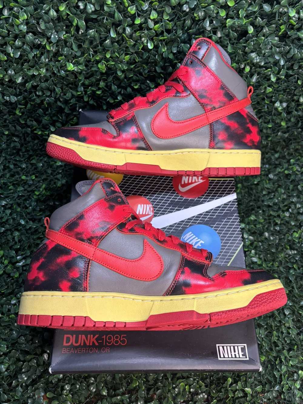 Nike Dunk High 1985 Acid Red - image 3