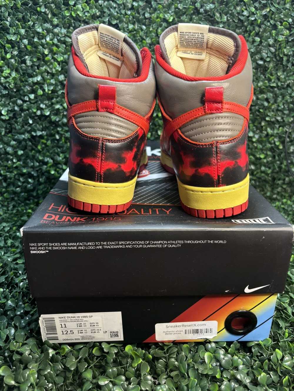 Nike Dunk High 1985 Acid Red - image 5