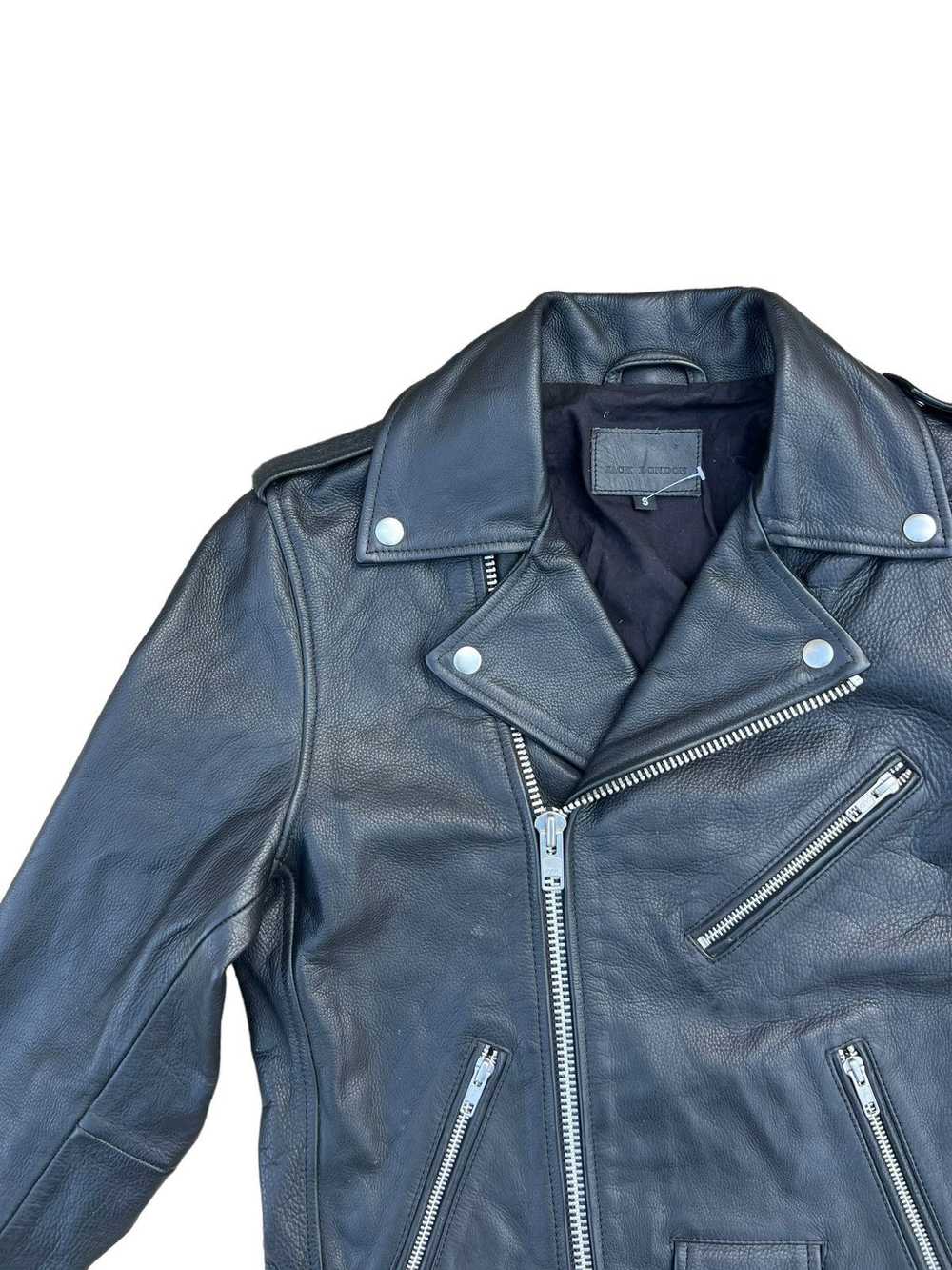 Jack London × Leather Jacket Jack London Perfecto… - image 6