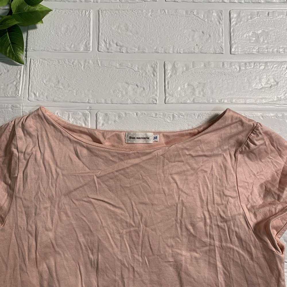 Bon mercerrie Ladies' Short-Sleeve Shirt Pink T-S… - image 2