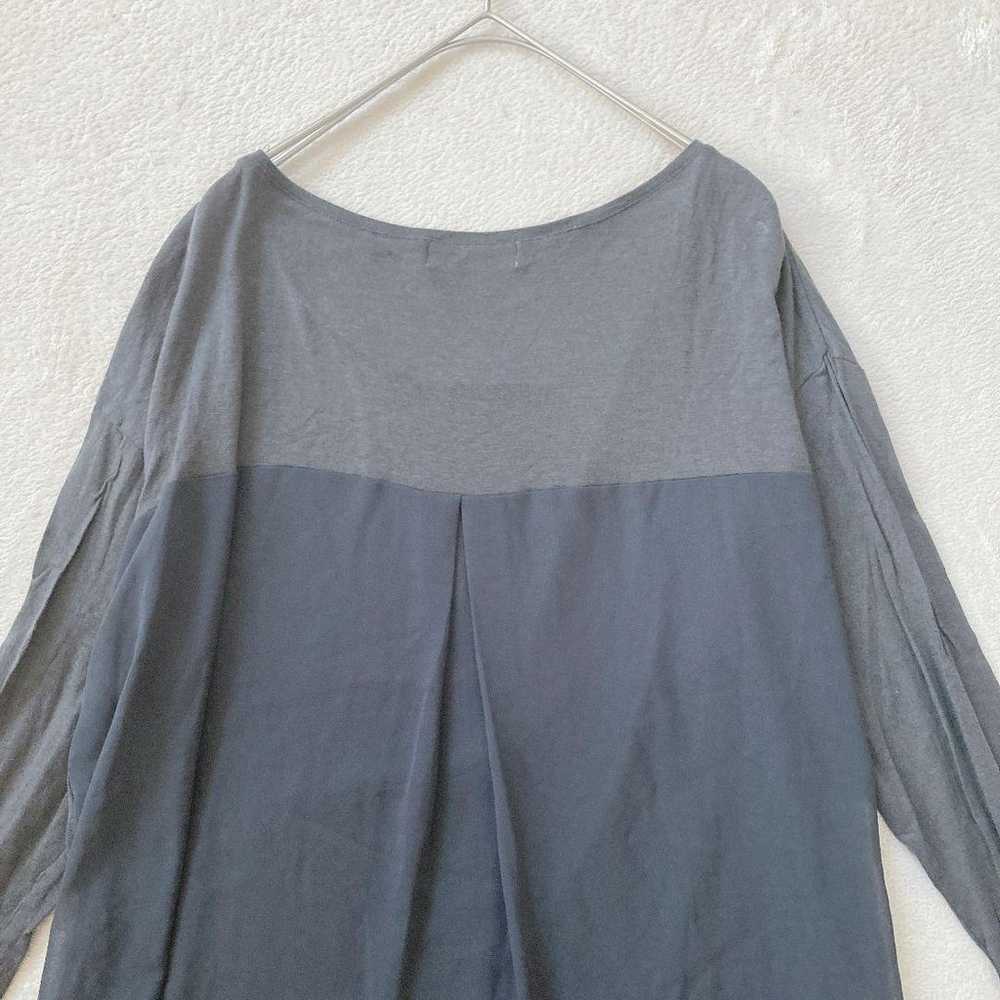 i654 LE SOUK【38】Tunic Pullover Different Material… - image 9