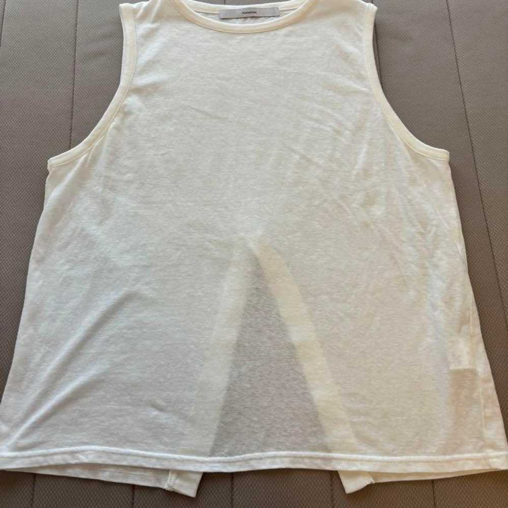 Framework Back Benz Sleeveless T-shirt (White) - image 4