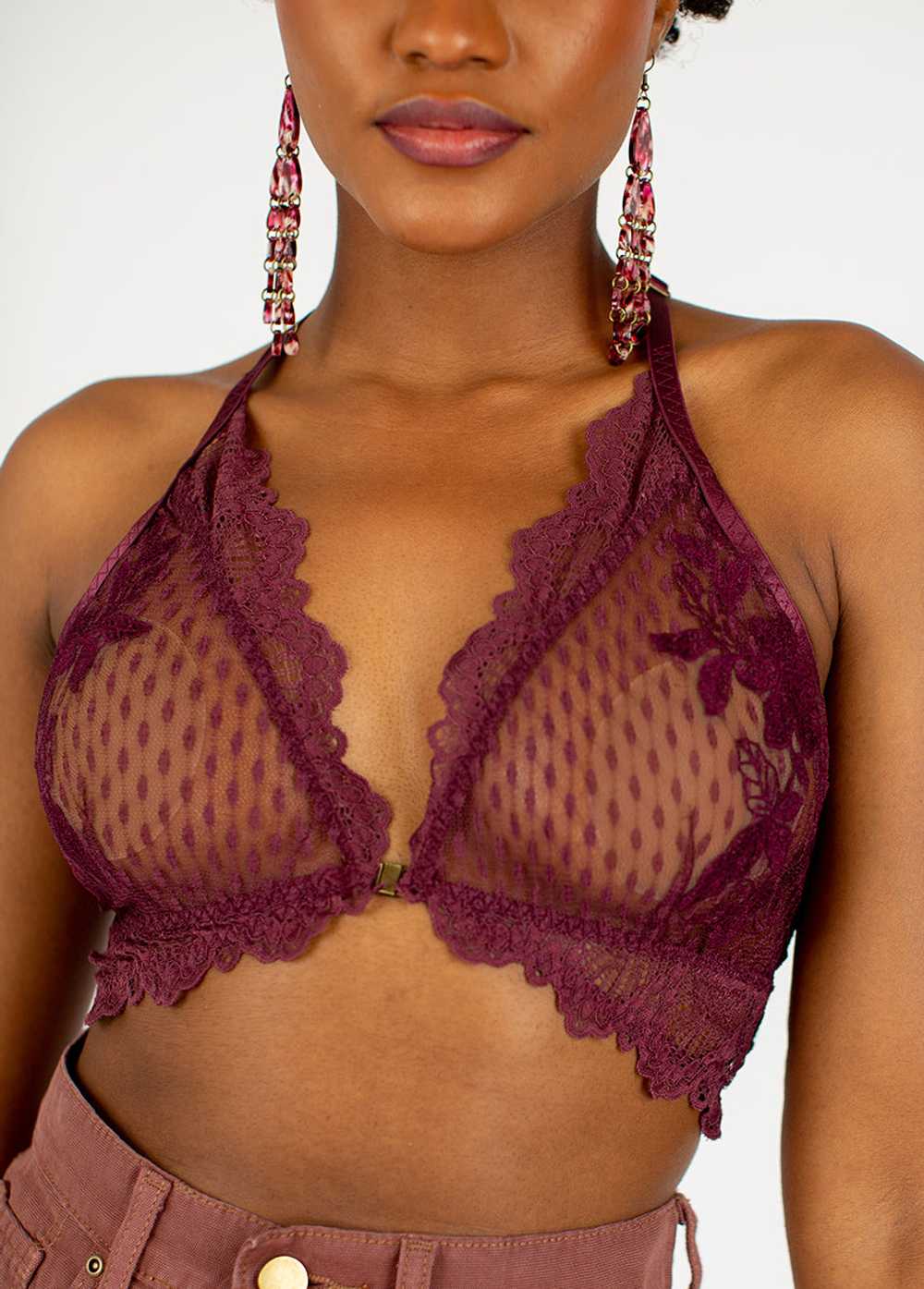 Joyfolie Svetlana Bralette in Plum - image 4